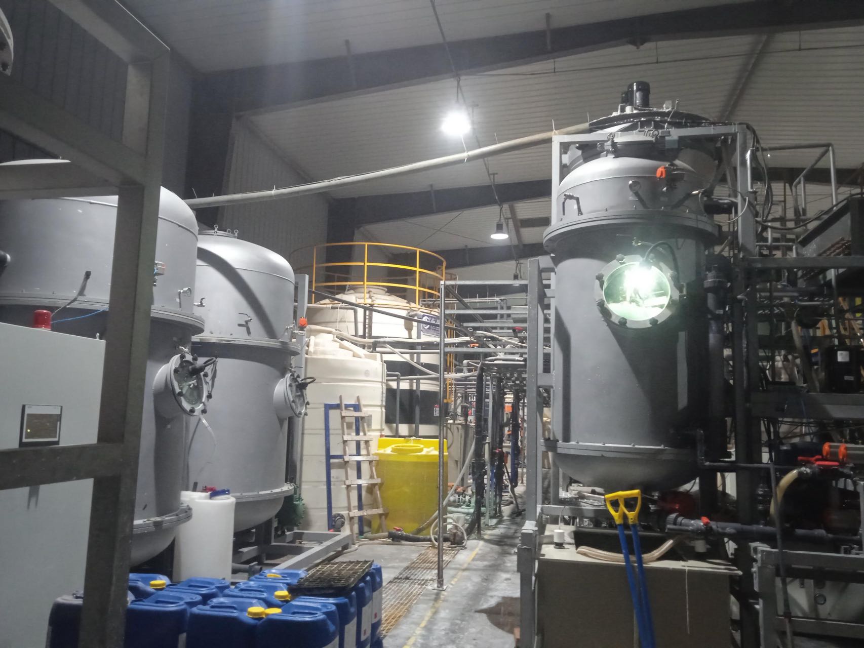 廢（fèi）水零排放項目現場